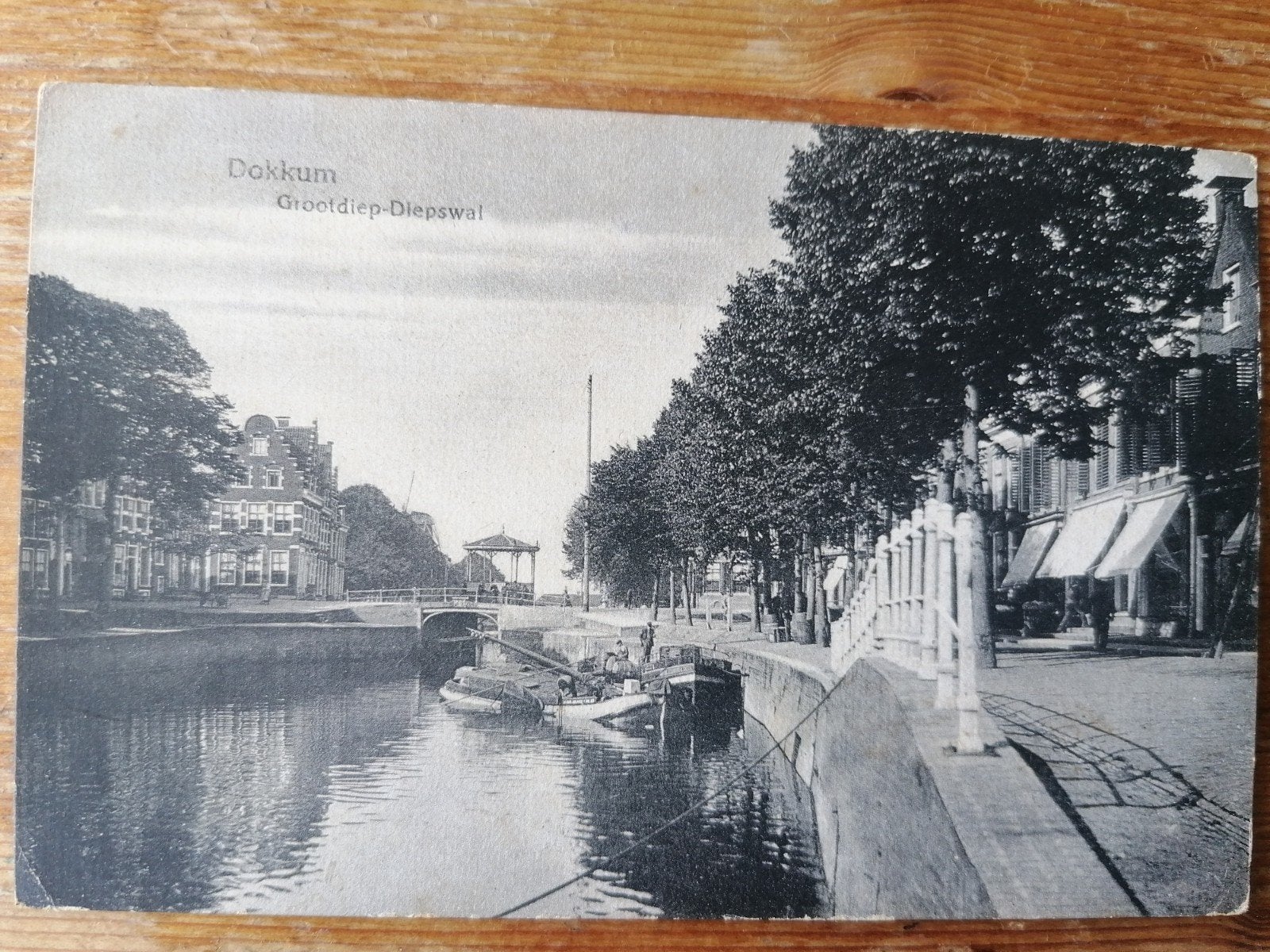 Dokkum Grootdiep-Diepswal, Ophalen of Verzenden, Voor 1920, Zuid-Holland