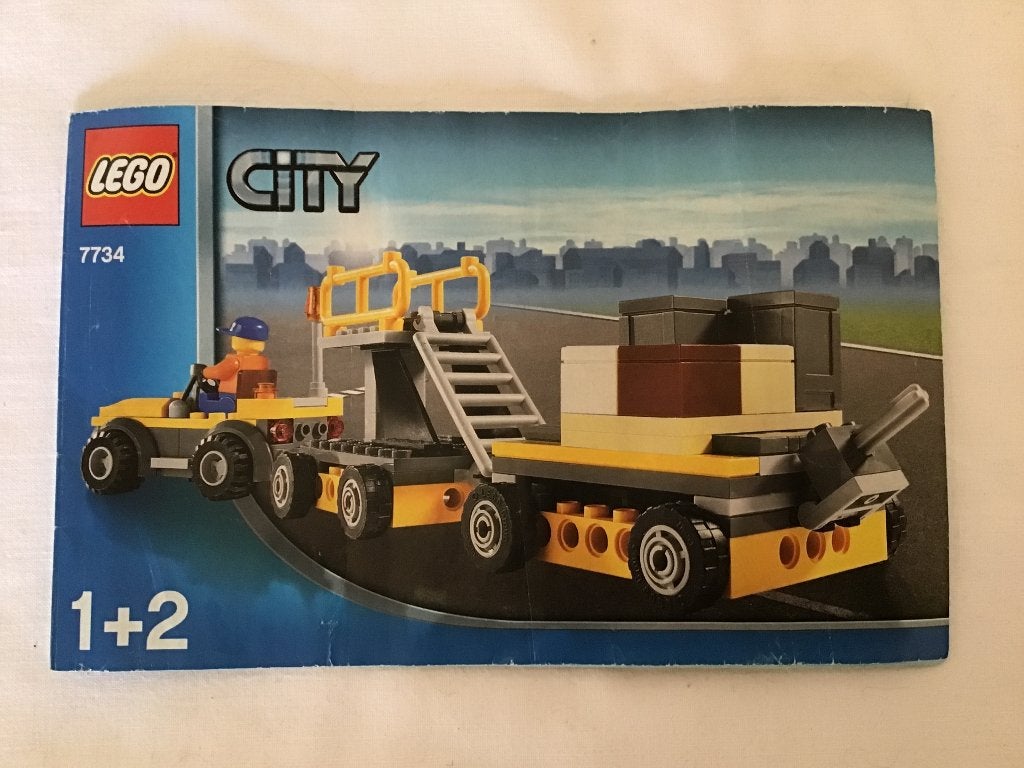 Lego Set: 7734 Cargo Plane  ( incompleet ), Ophalen of Verzenden, Zo goed als nieuw, Losse stenen, Lego