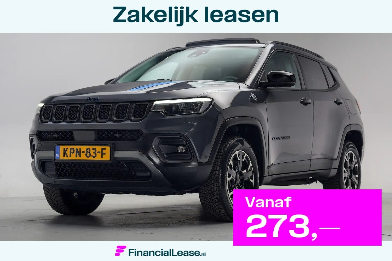 Jeep Compass 4xe 240 Plug-in Trailhawk Aut. [ Panoramadak Ad, Automaat, 4 cilinders, Bedrijf, Hybride Elektrisch/Benzine