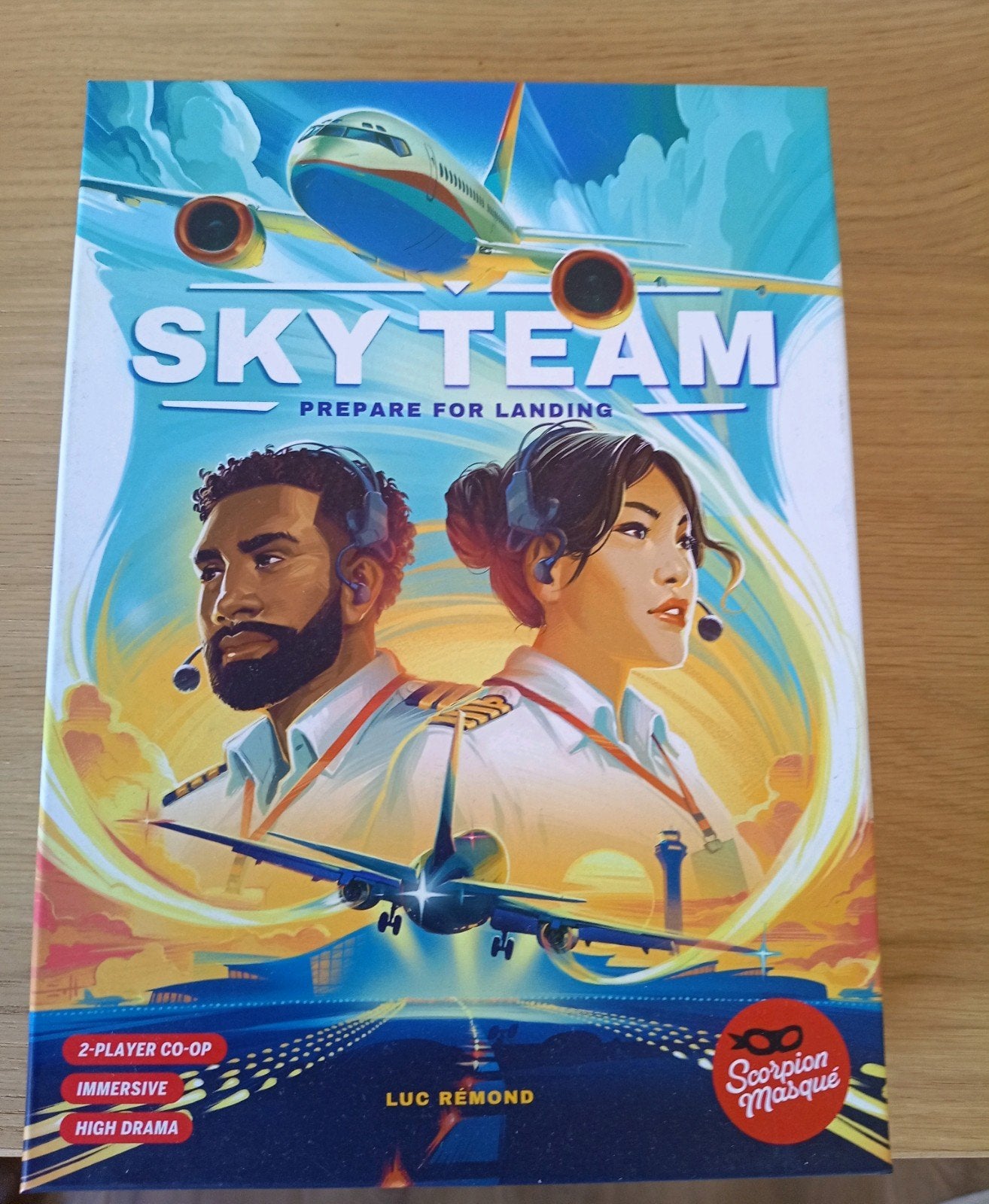 Sky Team: Prepare for Landing Bordspel ENG, Een of twee spelers, Ophalen, Zo goed als nieuw, Scorpion Masqué