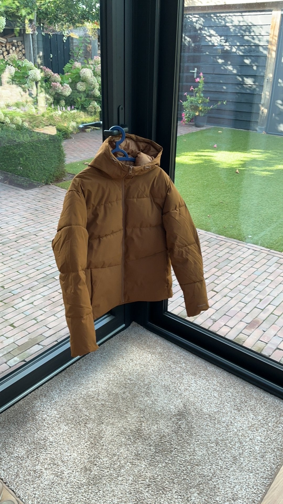 Roestbruine winterjas maat L van Jack en Jones, Ophalen of Verzenden, Zo goed als nieuw, Maat 52/54 (L), Bruin