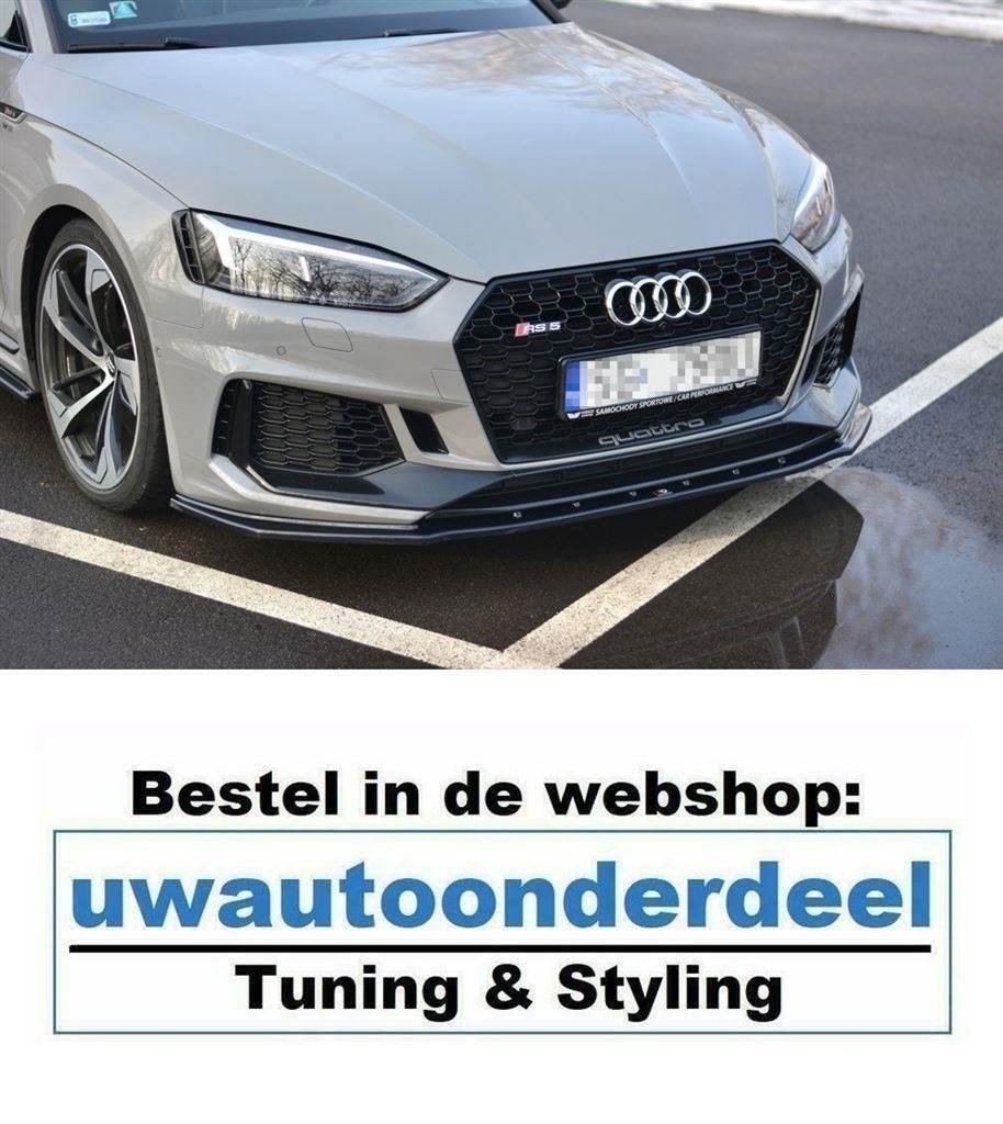 Maxton Spoiler Voorspoiler Lip Splitter Voor Audi RS5 F5