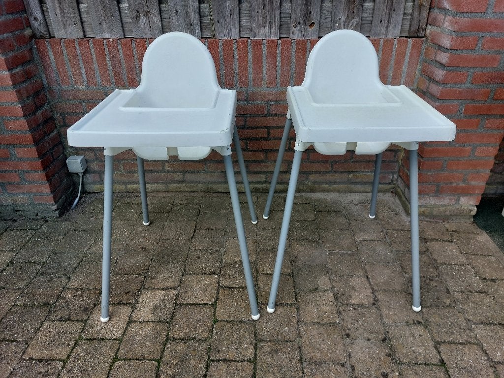 Ikea antilop kinderstoel (2x), Kinderen en Baby's, Ophalen of Verzenden, Gebruikt, Overige typen, Afneembaar eetblad