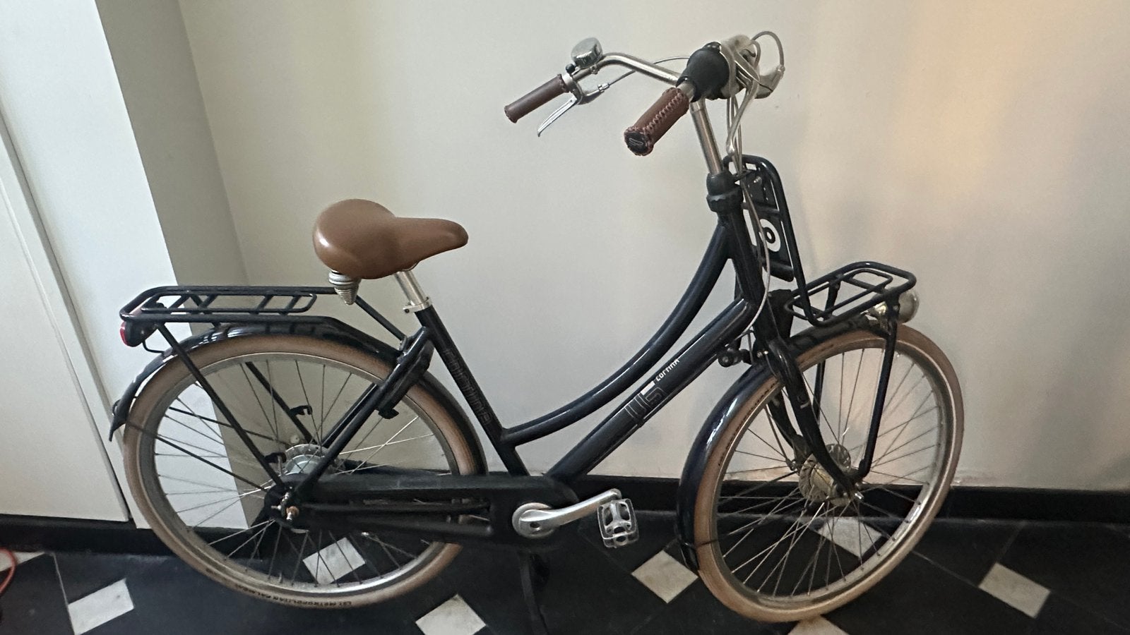 Cortina U5 De Luxe Damesfiets, Donkerblauw, Ophalen, Zo goed als nieuw