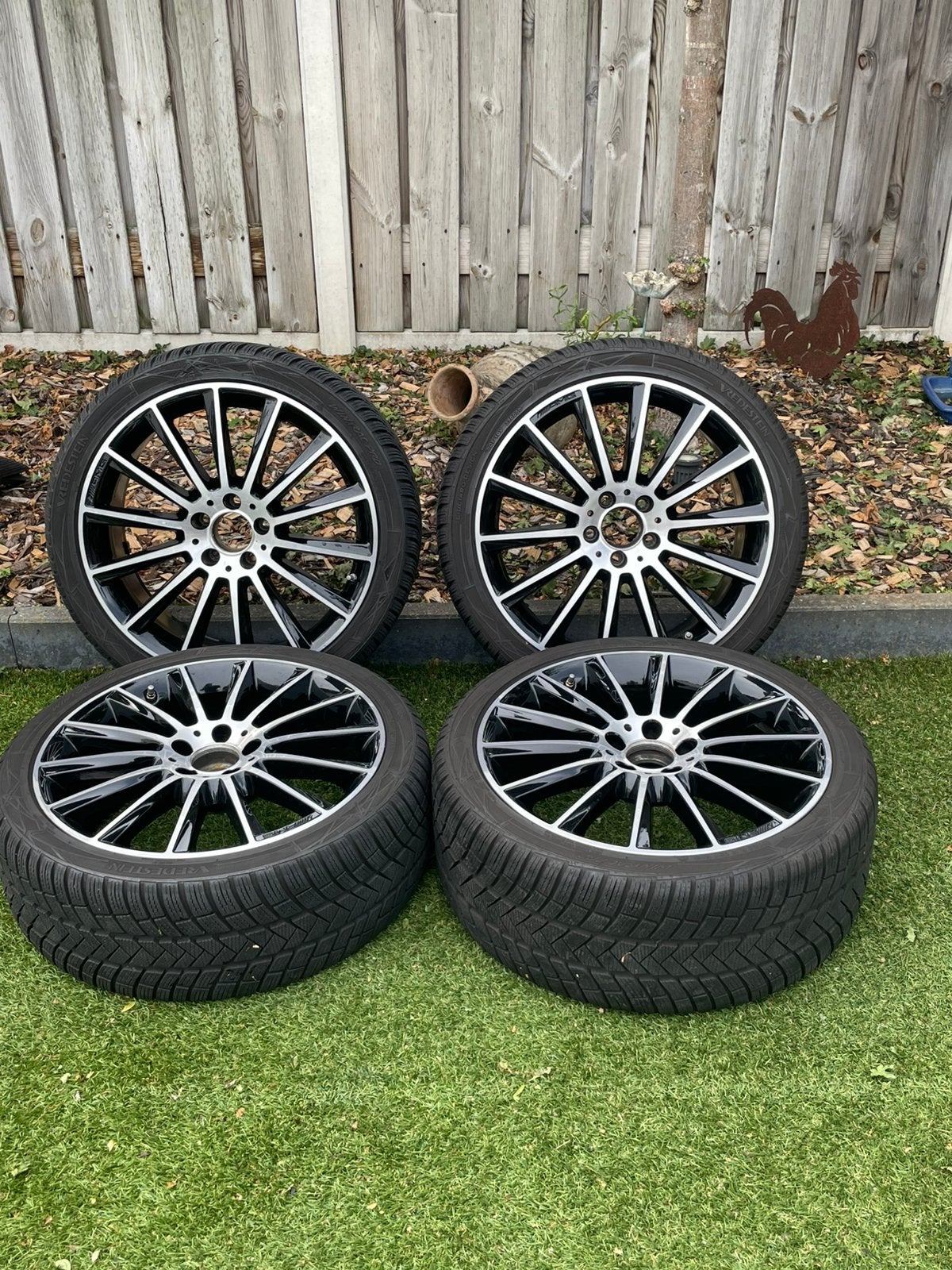 Mooie Amg velgen multispaak breedset., Auto-onderdelen, Banden en Velgen, Gebruikt, 255 mm, Banden en Velgen, Winterbanden