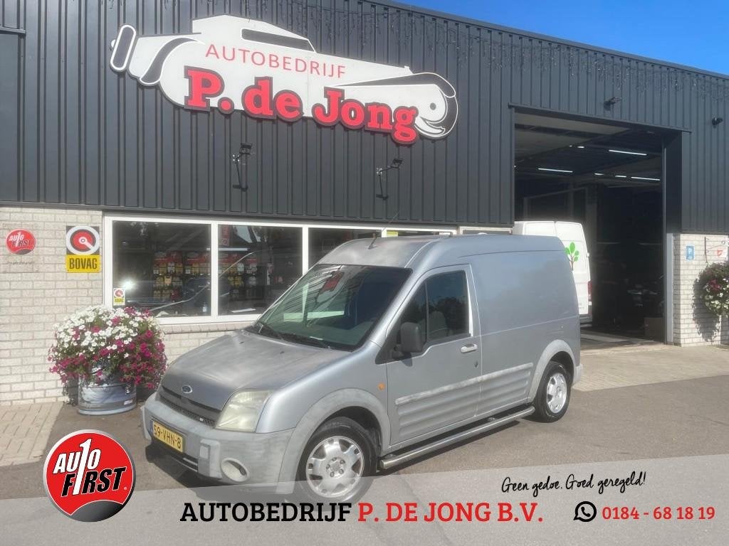 Ford TRANSIT CONNECT T230L 1.8 TDCI L1-H1 Trekhaak - Side Pi, Auto's, Bedrijf, 1753 cc, Ford, Zilver of Grijs