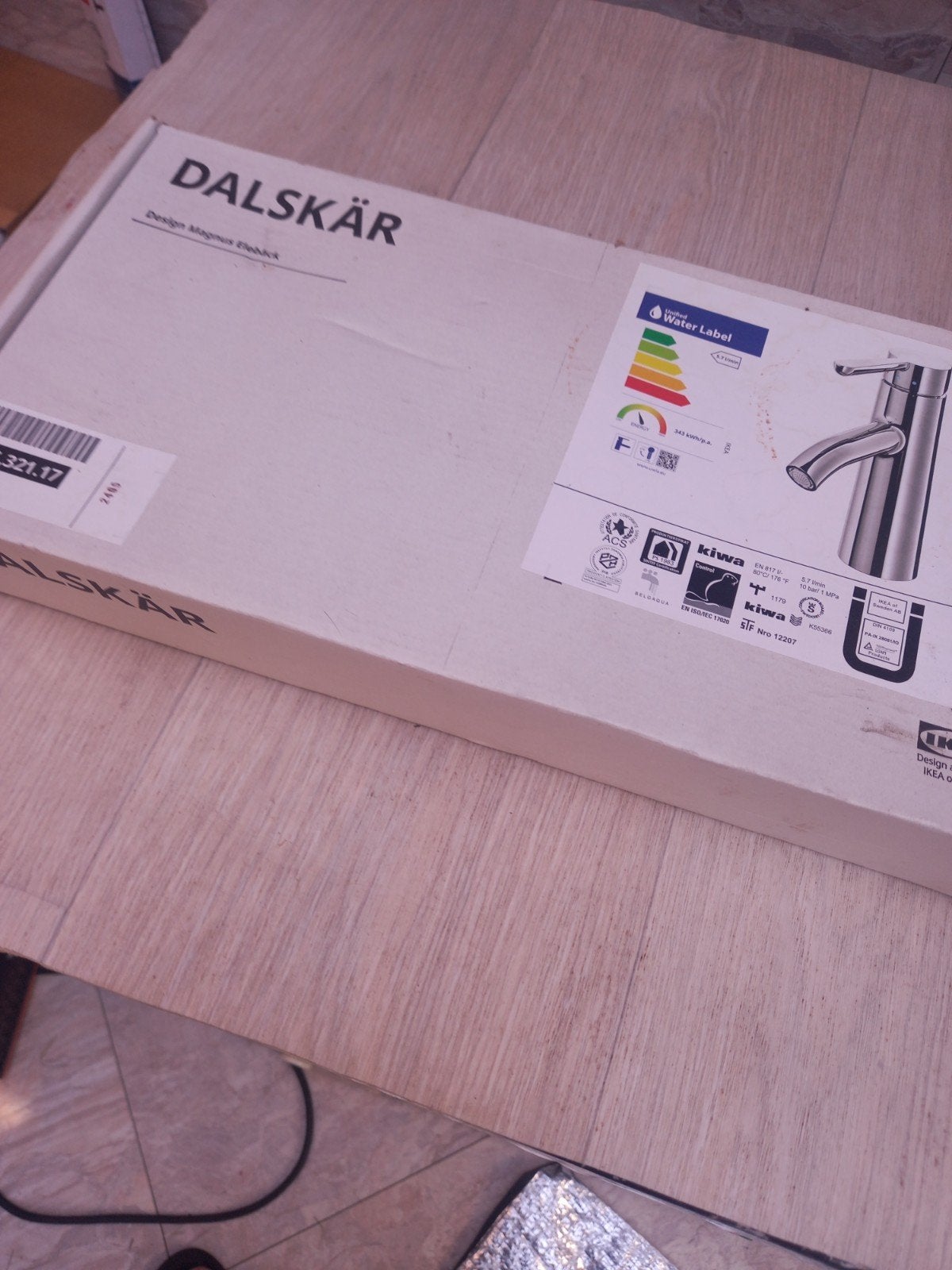 IKEA DALSKÄR Kraan - Nieuw in doos, Ophalen of Verzenden, Nieuw, Chroom, Kraan