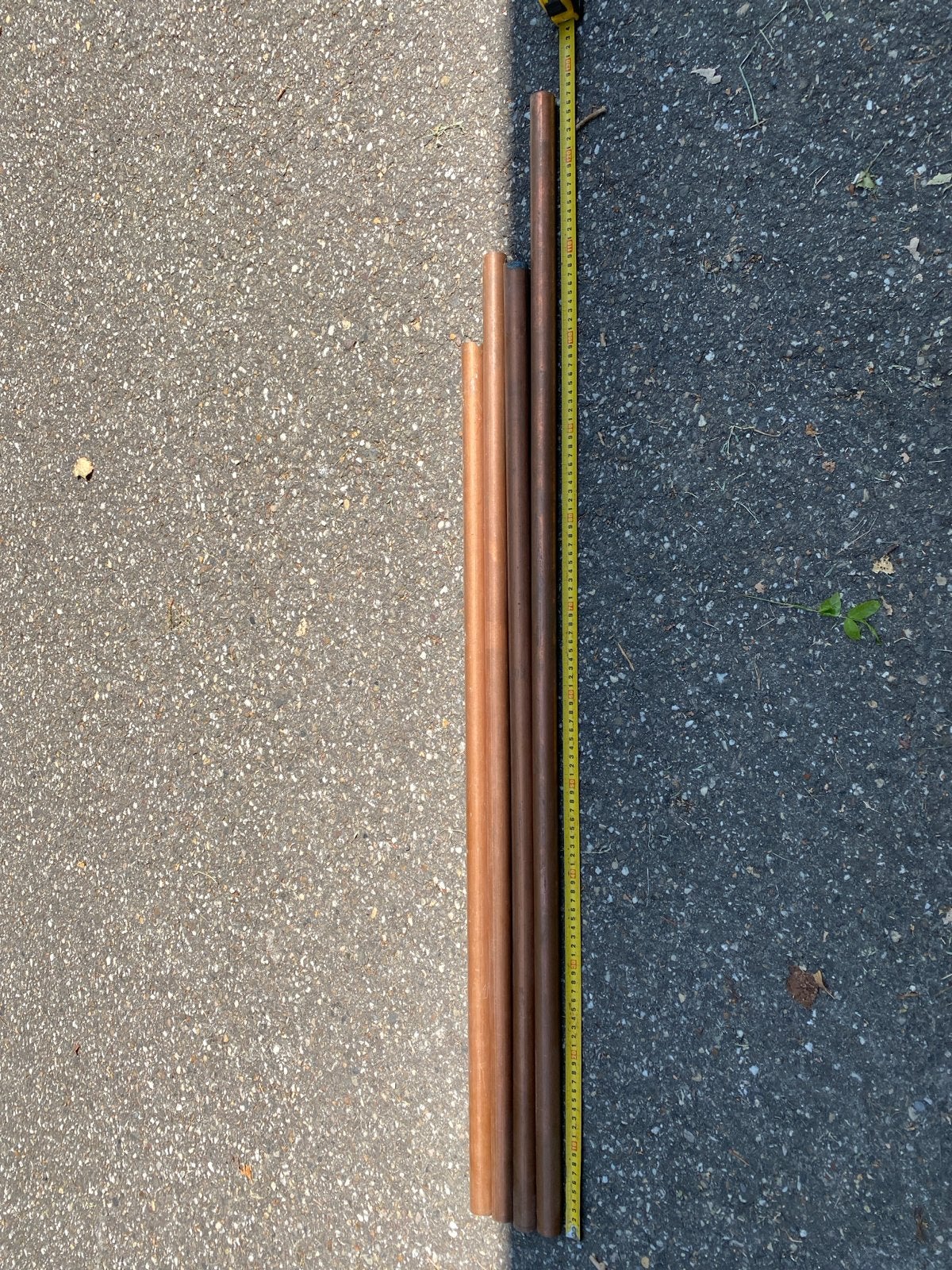 Koperen buizen diameter 28 mm, Doe-het-zelf en Verbouw, Buizen en Afvoer, Overige materialen, Nieuw, Minder dan 2 meter, Rechte buis