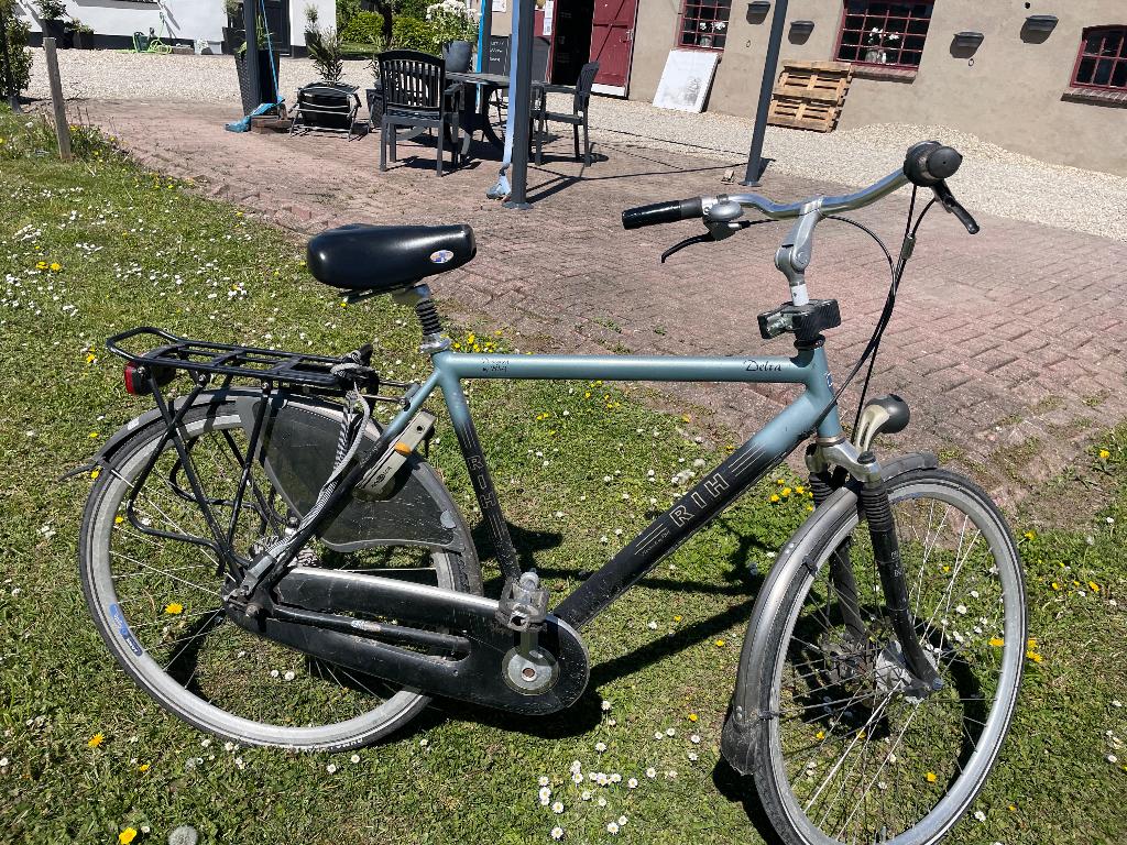 Heren fiets, Gebruikt, Versnellingen, 65 cm of meer, Trommelrem