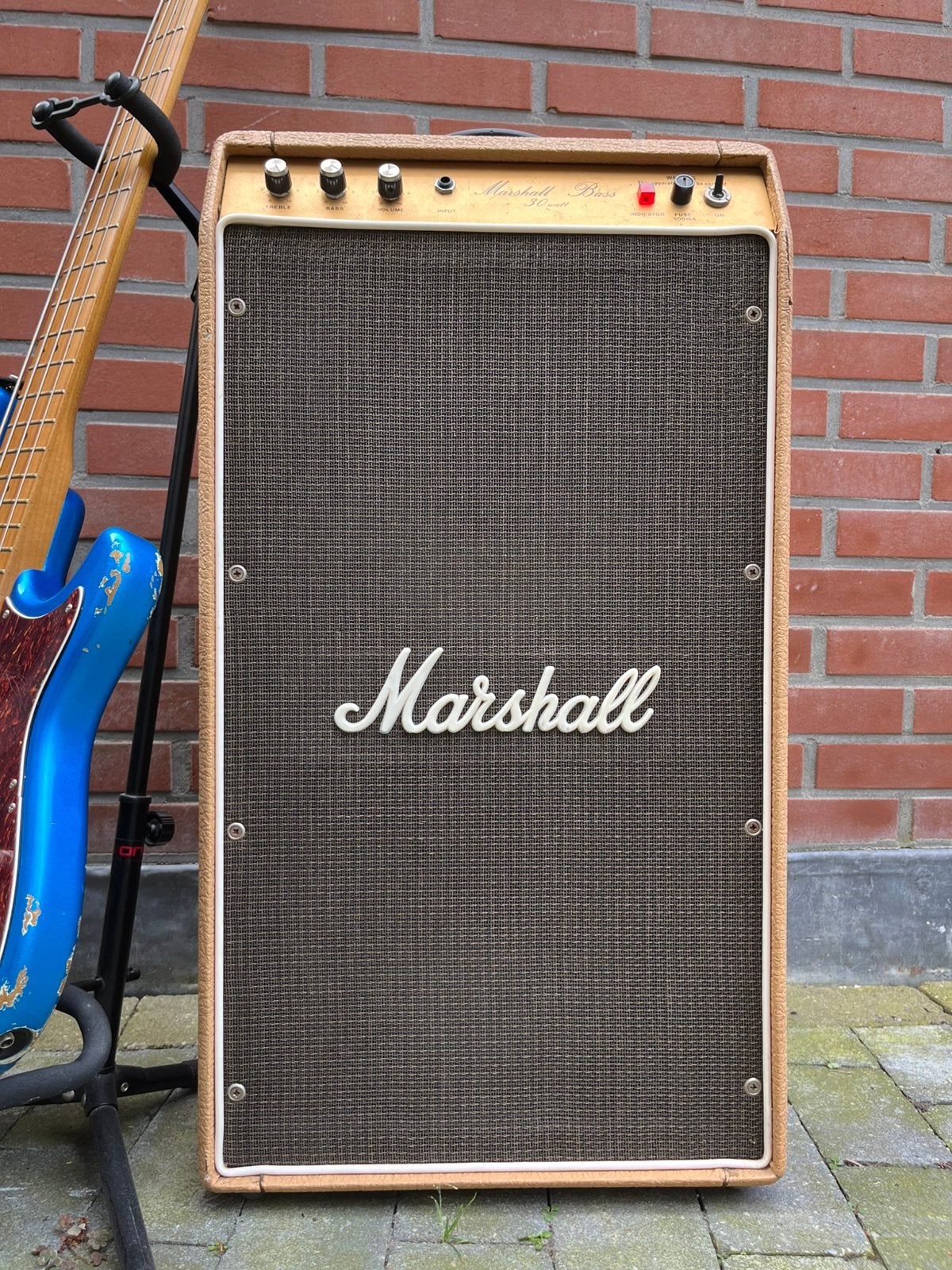 Marshall 2201 JMP Lead & Bass 2x12 combo amp, Ophalen of Verzenden, Gebruikt