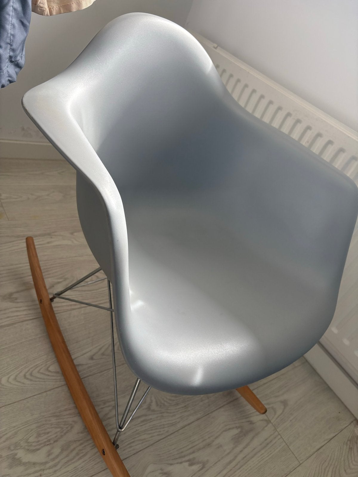 Schommelstoel kuipstoel, Huis en Inrichting, Stoelen, Ophalen of Verzenden, Zo goed als nieuw, Hout, Eén