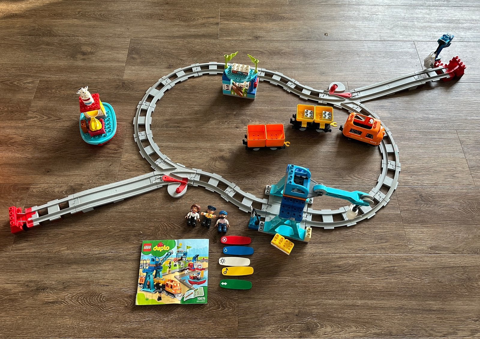 2 complete sets Duplo treinen 10508 en 10875, Ophalen, Gebruikt, Compleet, Duplo