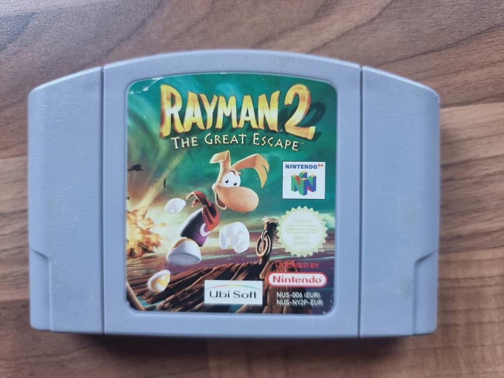 Rayman 2 The great escape, Spelcomputers en Games, Games | Nintendo 64, Avontuur en Actie, 1 speler, Ophalen of Verzenden, Zo goed als nieuw