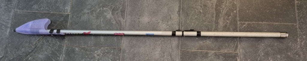 te koop Shakespeare Bolognese hengel 6 meter, Watersport en Boten, Hengelsport | Witvissen, Ophalen, Zo goed als nieuw, Werphengel