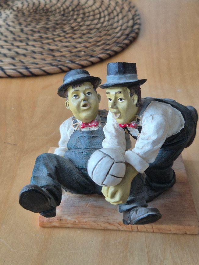 laurel en hardy met bal, Ophalen of Verzenden, Gebruikt, Overige typen
