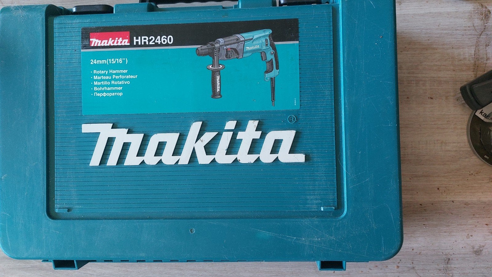 Makita HR2460 SDS Boorhamer - Krachtig en Betrouwbaar, Ophalen, Boor- en/of Breekhamer, Variabele snelheid, Gebruikt