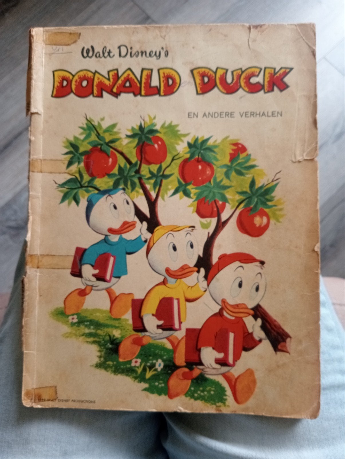 Walt Disney boek Donald Duck en andere verhalen 1959, Ophalen of Verzenden, Donald Duck, Gebruikt, Overige typen