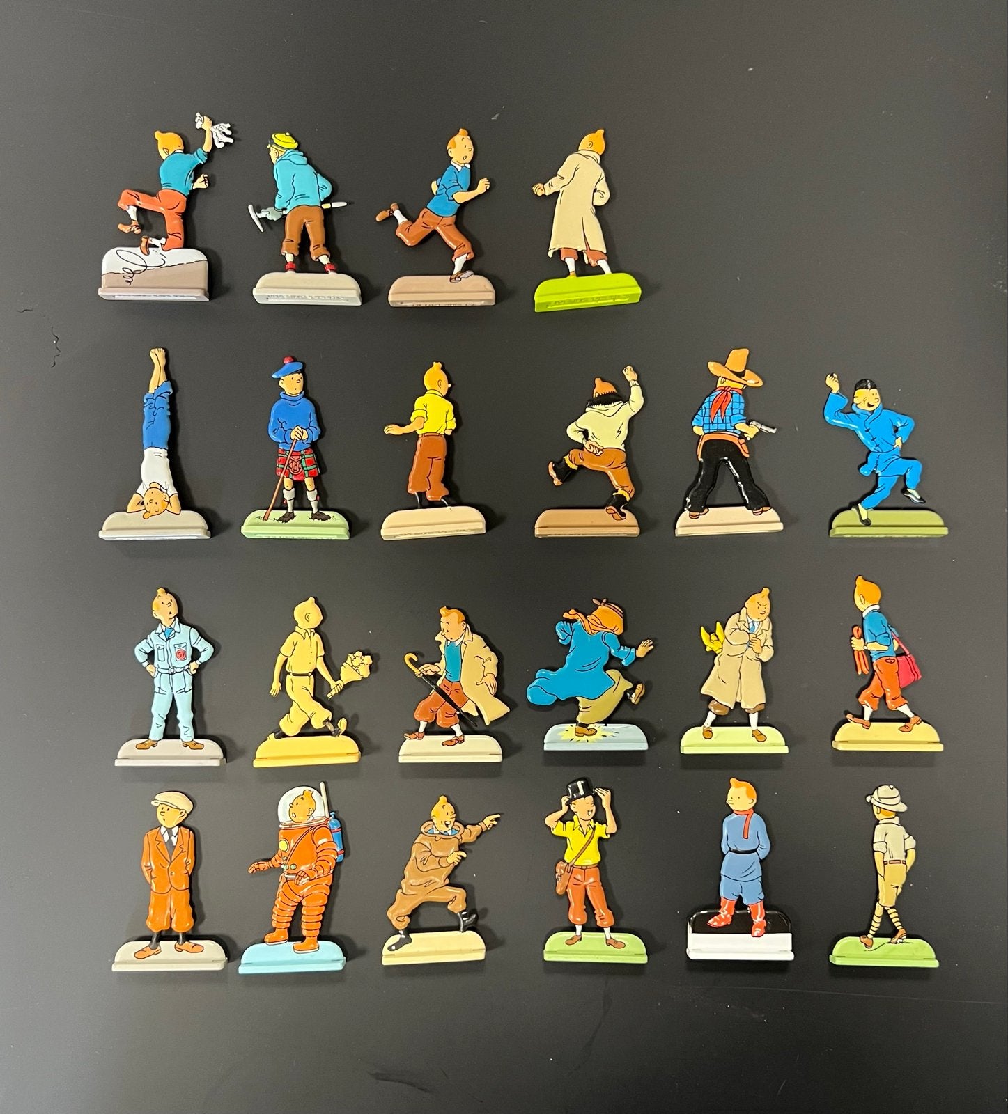 Kuifje - Metalen beeldjes (Herge-ML2010-2012), Verzamelen, Ophalen of Verzenden, Zo goed als nieuw