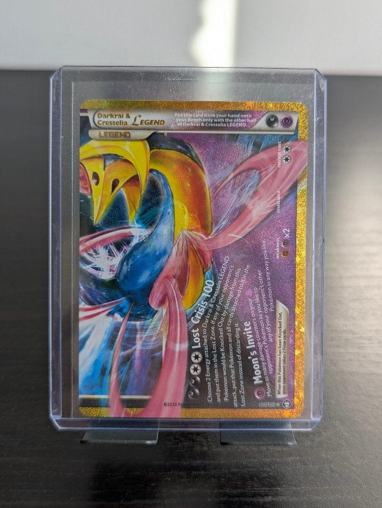 Darkrai & Cresselia LEGEND (30C TM 100) Pokémon 30th, Hobby en Vrije tijd, Ophalen of Verzenden, Zo goed als nieuw, Losse kaart