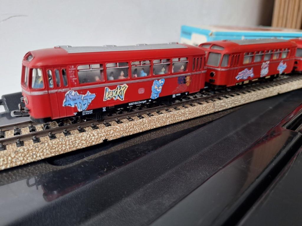 Zeldzame Märklin HO Railbus met 3 Wagons, Digitaal & Licht, Ophalen of Verzenden