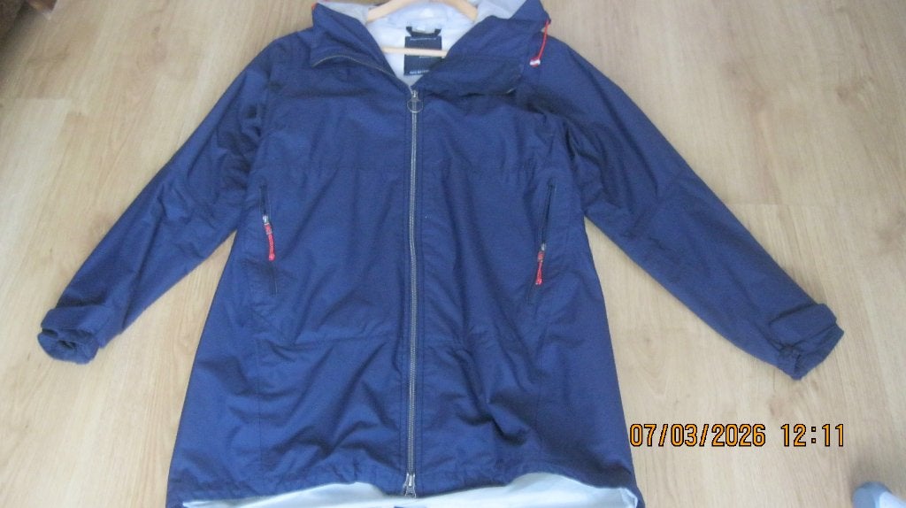 Didriksons 1913 donkerblauwe jas, Verzenden, Zo goed als nieuw, Blauw