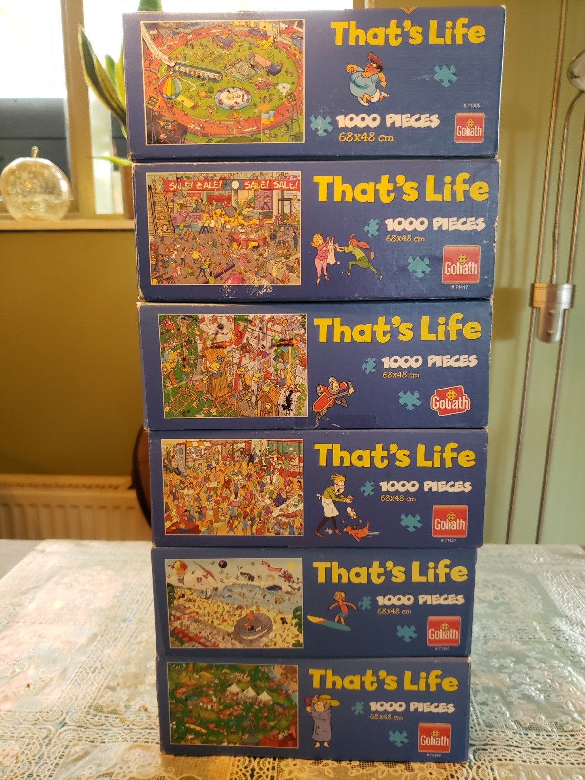 thats life puzzels, Ophalen, 500 t/m 1500 stukjes, Zo goed als nieuw