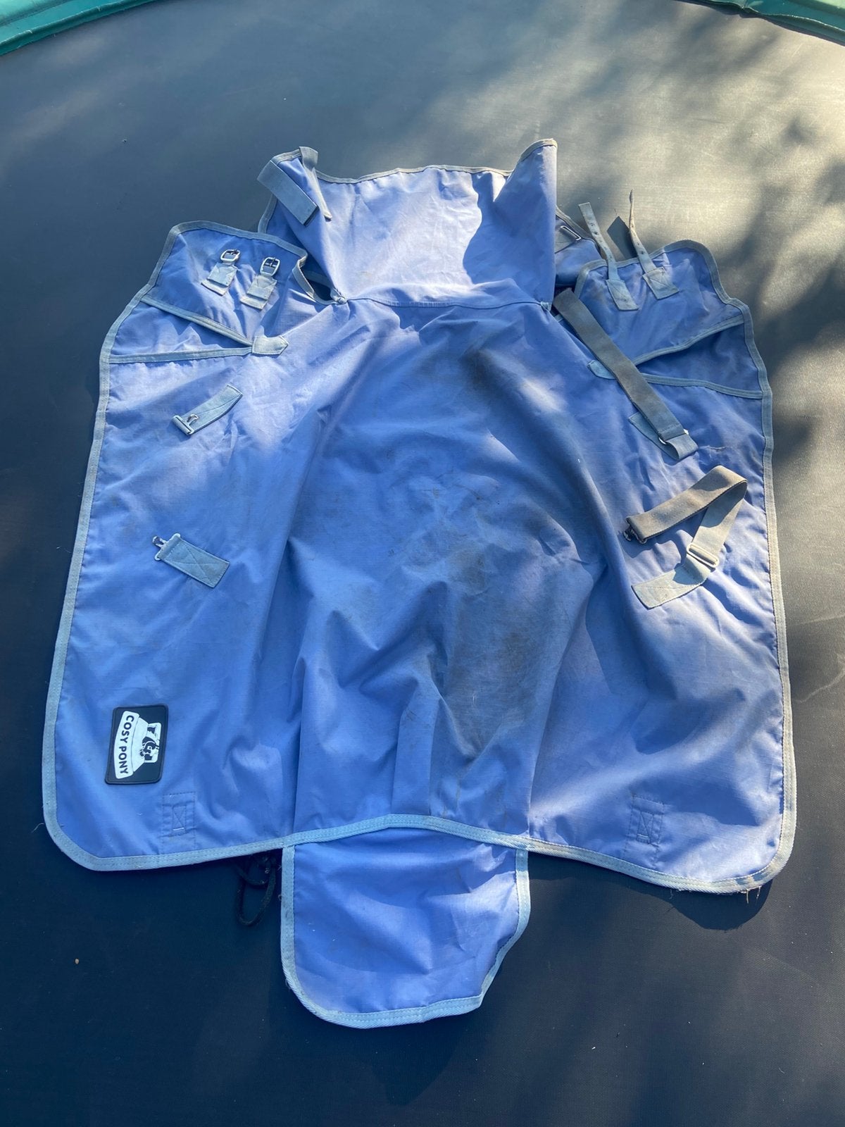 Winterdeken, Ophalen, Gebruikt, Blauw