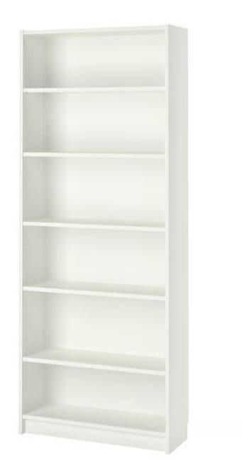 Boekenkast wit 202x80 cm - Ideaal voor boeken en decoratie, Met plank(en), Gebruikt, 200 cm of meer, 50 tot 100 cm