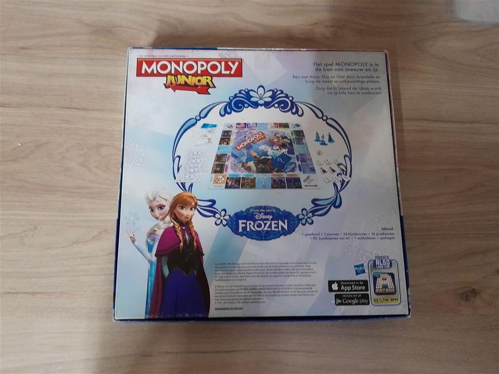 Monopoly junior Frozen disney - s1968, Verzenden, Zo goed als nieuw