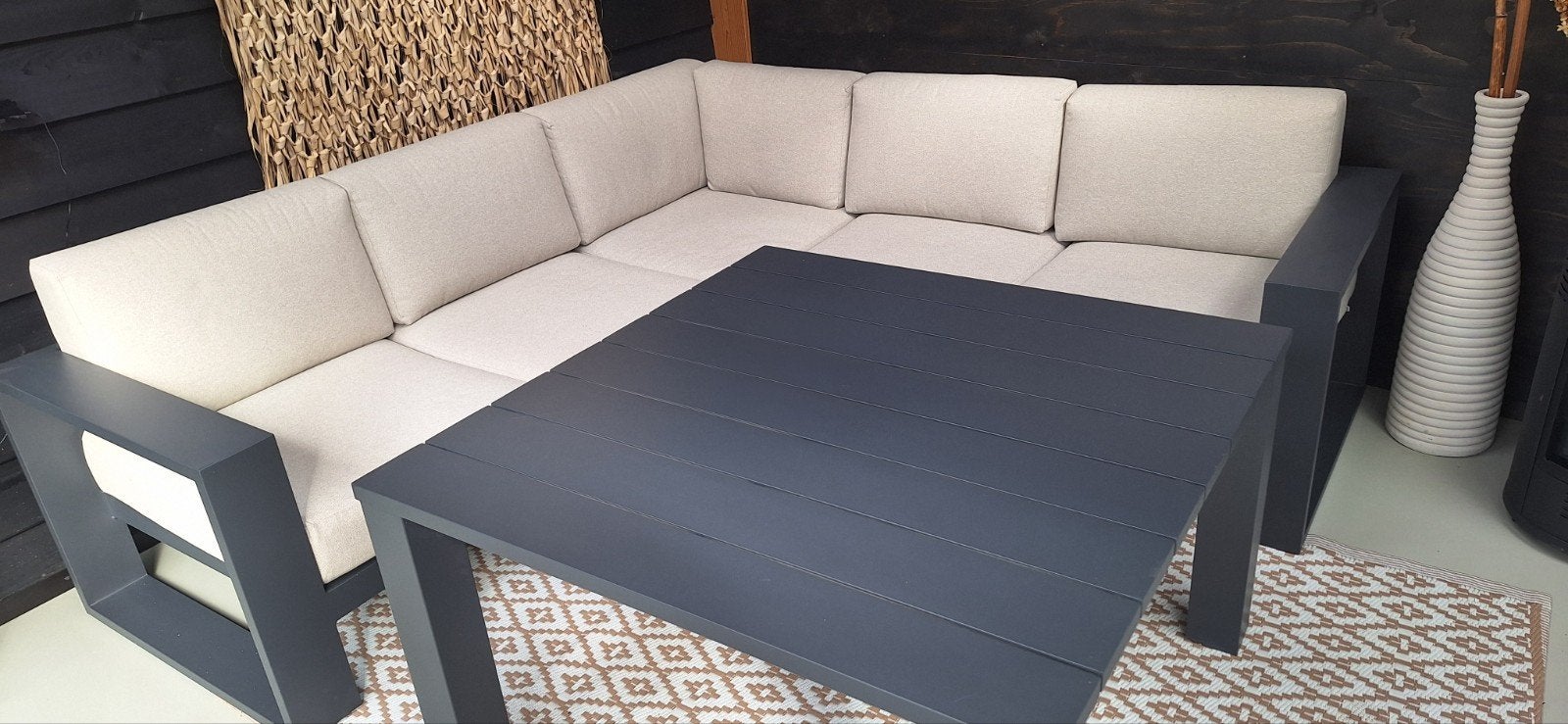 Garden Impressions Loungeset - Zo goed als nieuw, Tuin en Terras, Tuinsets en Loungesets, Ophalen, 6 zitplaatsen, Aluminium, Zo goed als nieuw