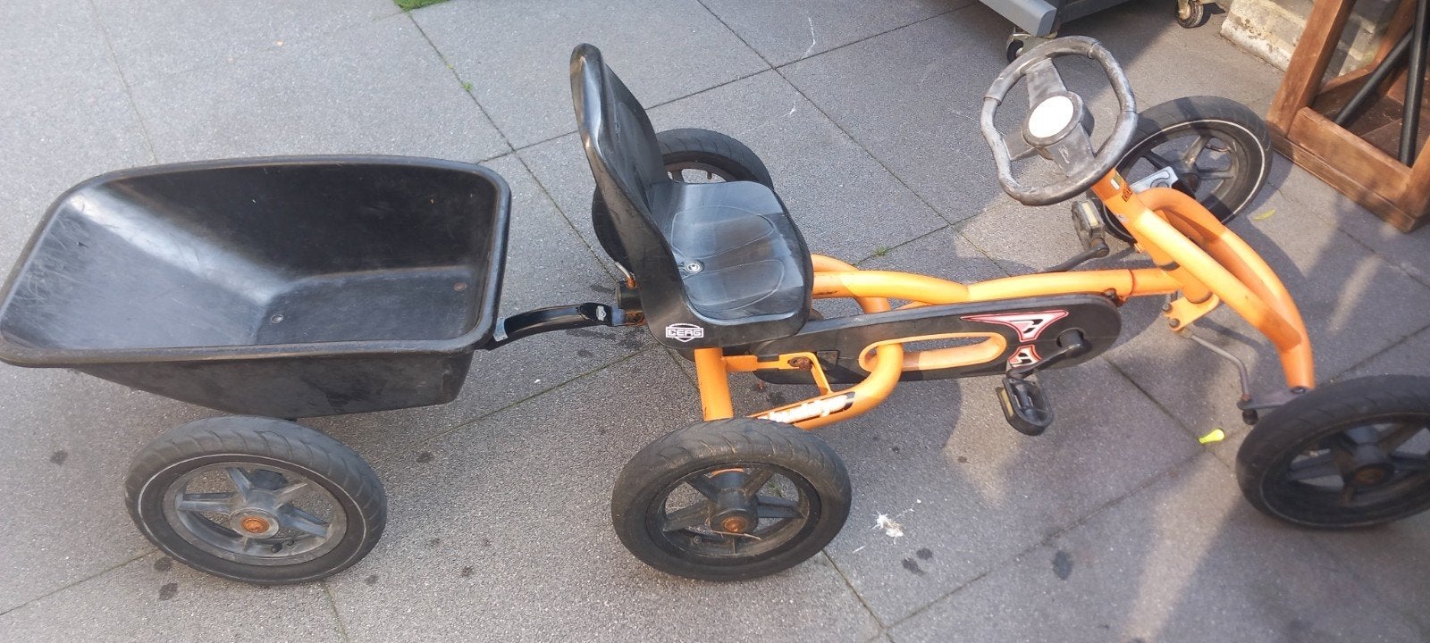 BERG skelter met aanhangwagen, Ophalen, Gebruikt, Berg, Met kar of aanhanger