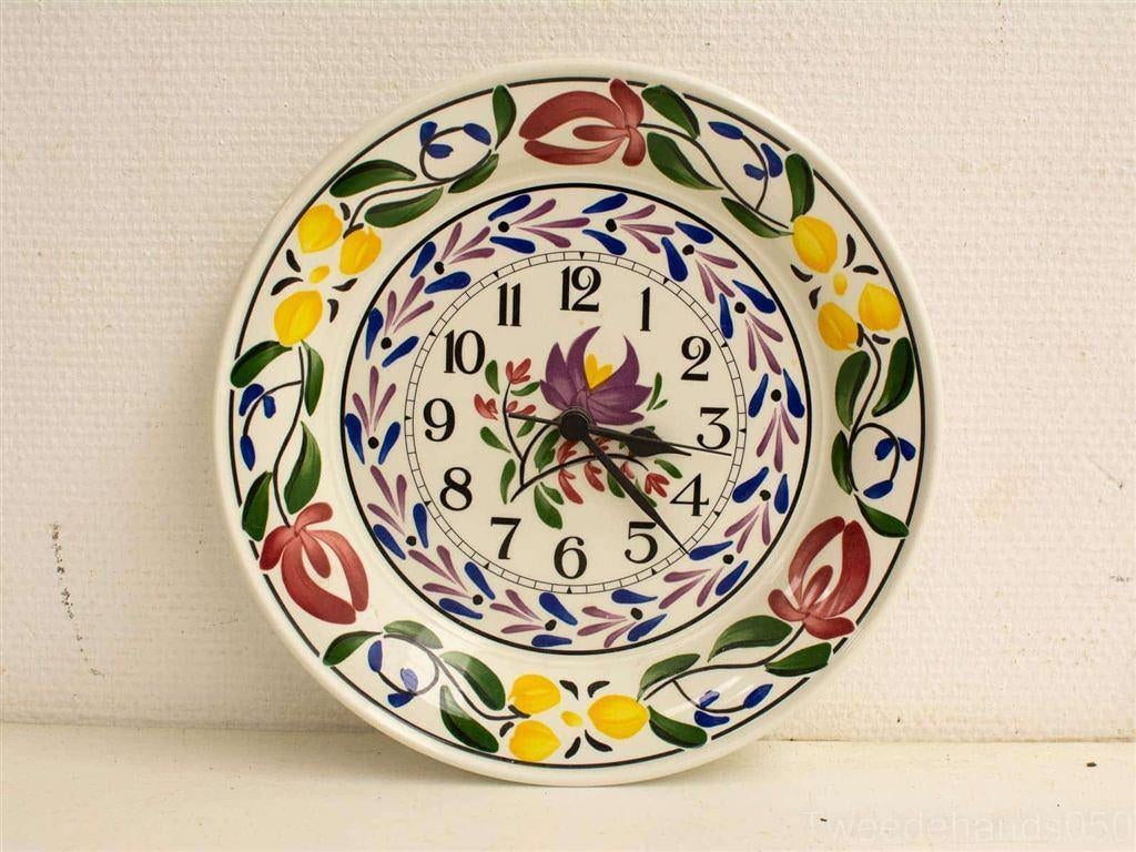 klok 25535, Ophalen of Verzenden, Gebruikt, Wandklok
