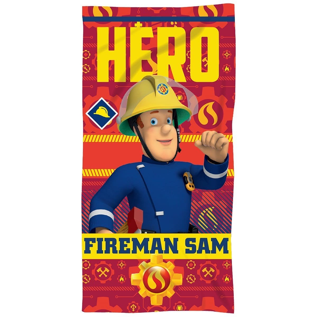 Brandweerman Sam strandlaken/badhanddoek, One size, Nieuw, Ophalen of Verzenden, Zwem-accessoire