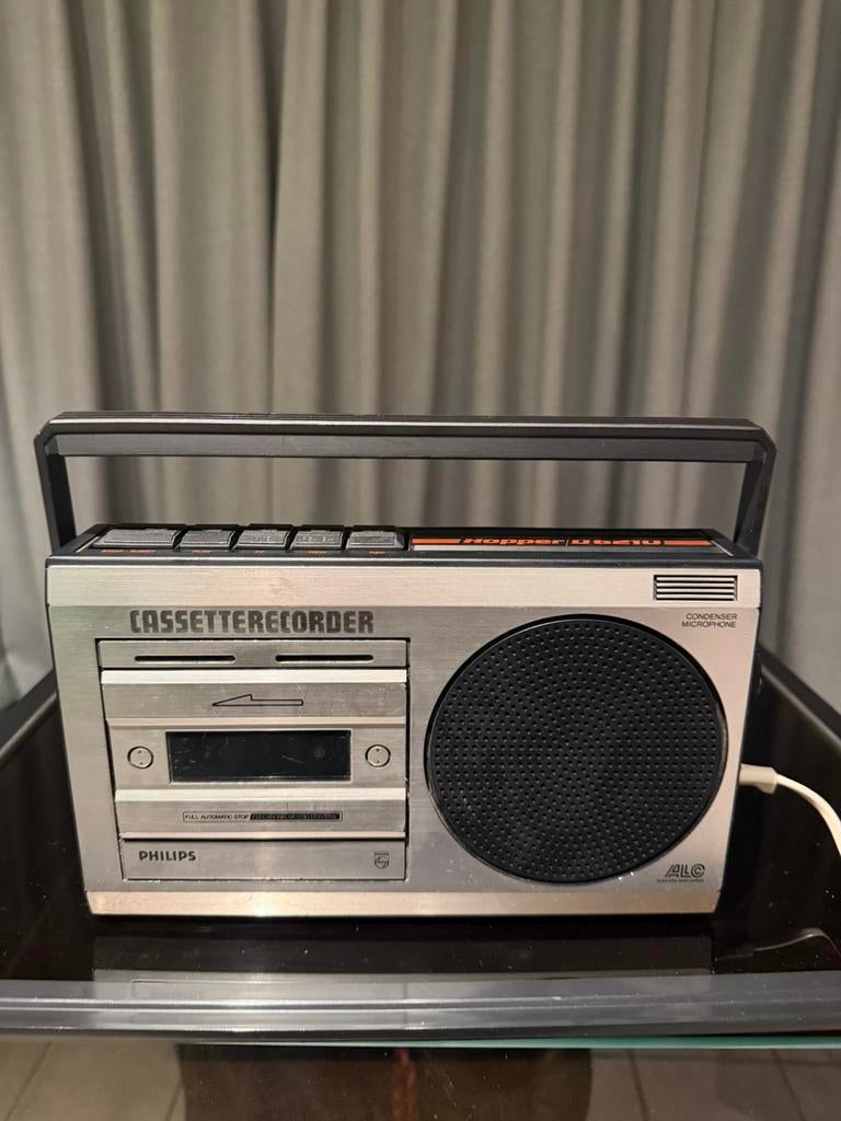 Philips hopper D 6210 cassette speler, Audio, Tv en Foto, Radio's, Ophalen of Verzenden, Zo goed als nieuw