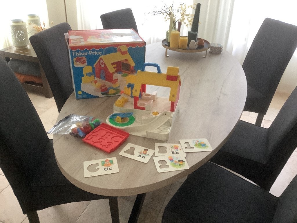 Fischer Price schooltje, Ophalen of Verzenden, Zo goed als nieuw, Speelset