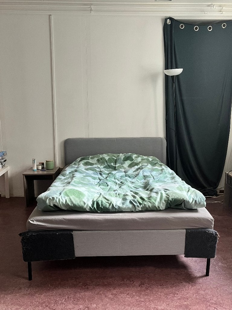 bed, Ophalen, Gebruikt, Eenpersoons, 140 cm