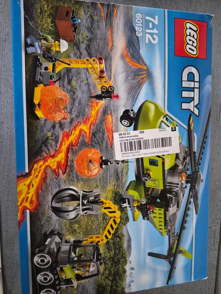 Lego City Vulkaan onderzoek 60123, Ophalen of Verzenden, Zo goed als nieuw