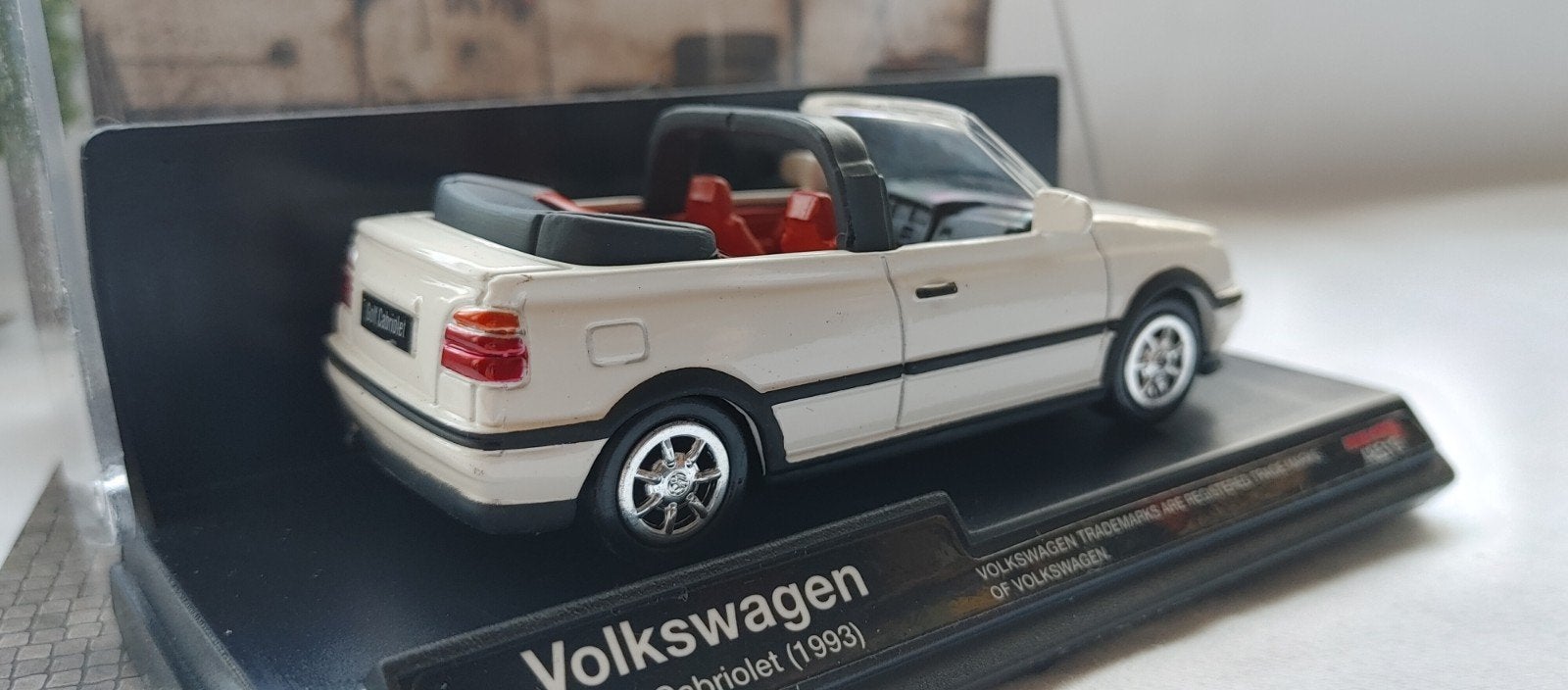 Volkswagen golf Cabrio 1993 1:43, Verzenden, Nieuw, Auto, Overige merken