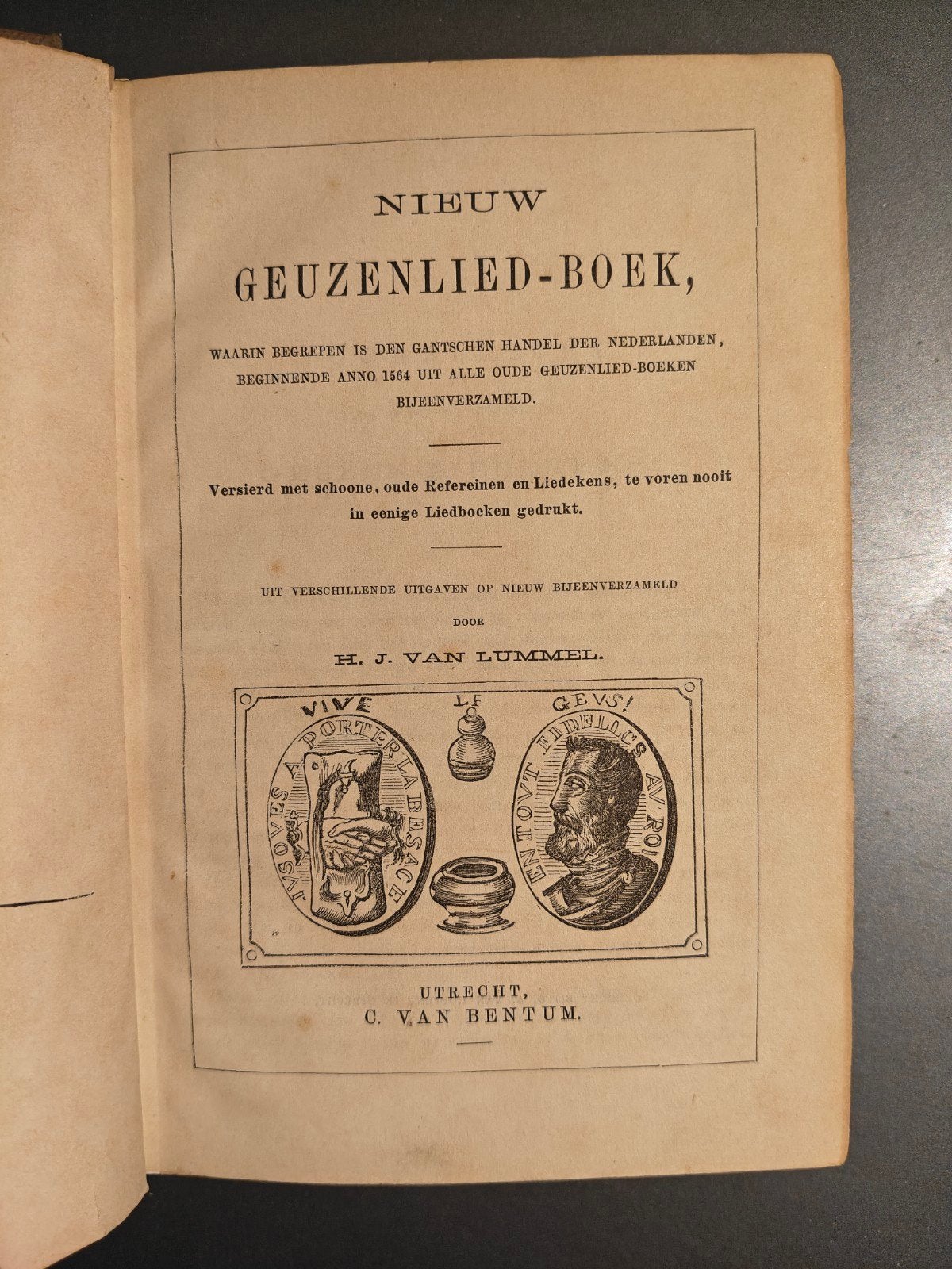 Nieuw geuzenlied-boek : door H.J. van Lummel (1892), Ophalen of Verzenden