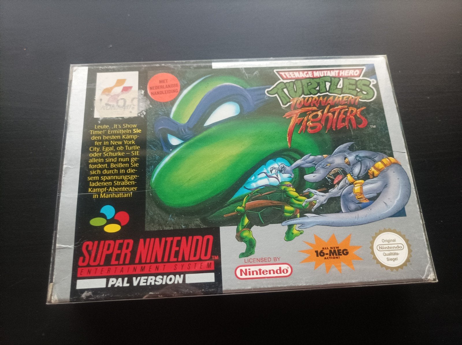 Teenage Mutant Hero Turtles Tournament Fighters CIB SNES, Spelcomputers en Games, Games | Nintendo Super NES, Gebruikt, Vechten