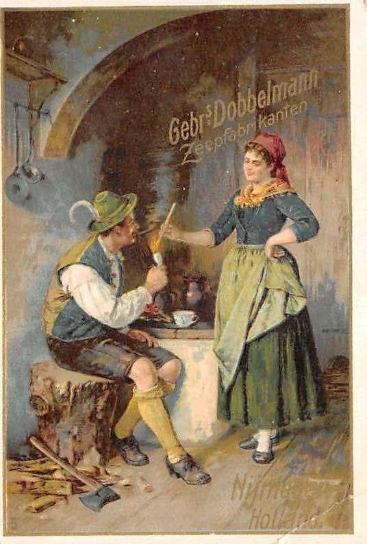 Reclame Gebr. Dobbelman Zeepfabrikanten Nijmegen zeep, Ophalen of Verzenden, Voor 1920, Ongelopen, Gelderland