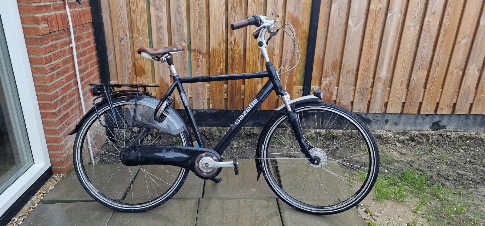 Gazelle Orange Herenfiets 57 framemaat 7 versnellingen, Ophalen, Gebruikt, Versnellingen, 57 tot 61 cm