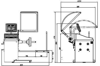 Wolf W2200T balancer voor truck wielen / Nieuw, Auto diversen, Ophalen, Nieuw