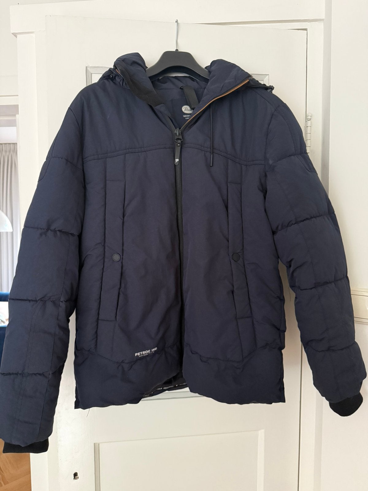 Petrol Industries - Winterjas - Maat M - ZGAN, Ophalen of Verzenden, Zo goed als nieuw, Maat 48/50 (M), Blauw