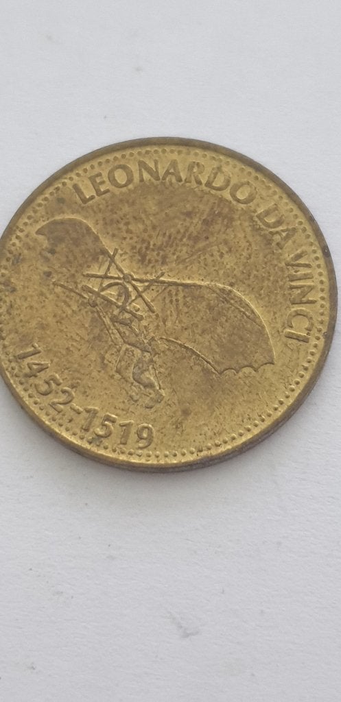 3326 shell leonardo da vinci 1452-1519, Postzegels en Munten, Verzenden, Overige materialen