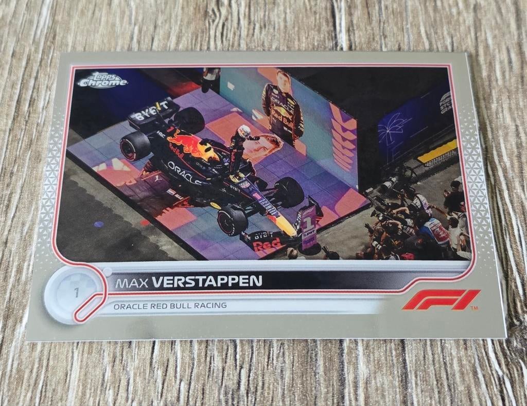 TE KOOP: Topps Chrome 2022 | Verstappen | 3, Verzamelen, Automerken, Motoren en Formule 1, Ophalen of Verzenden, Nieuw, Formule 1