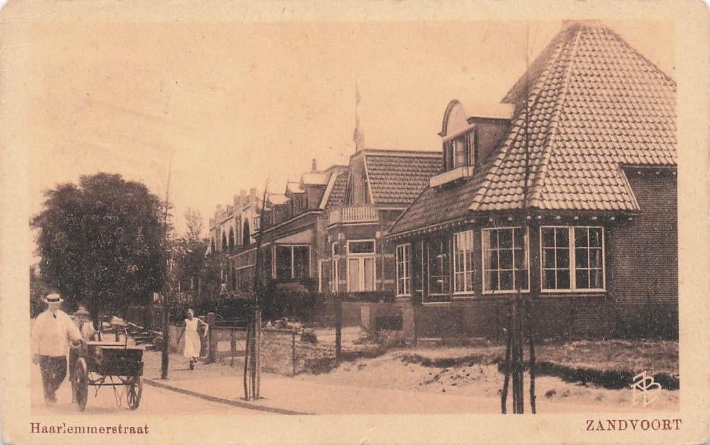 JO506 Zandvoort Haarlemmerstraat 1921, Verzenden, 1920 tot 1940, Gelopen, Noord-Holland