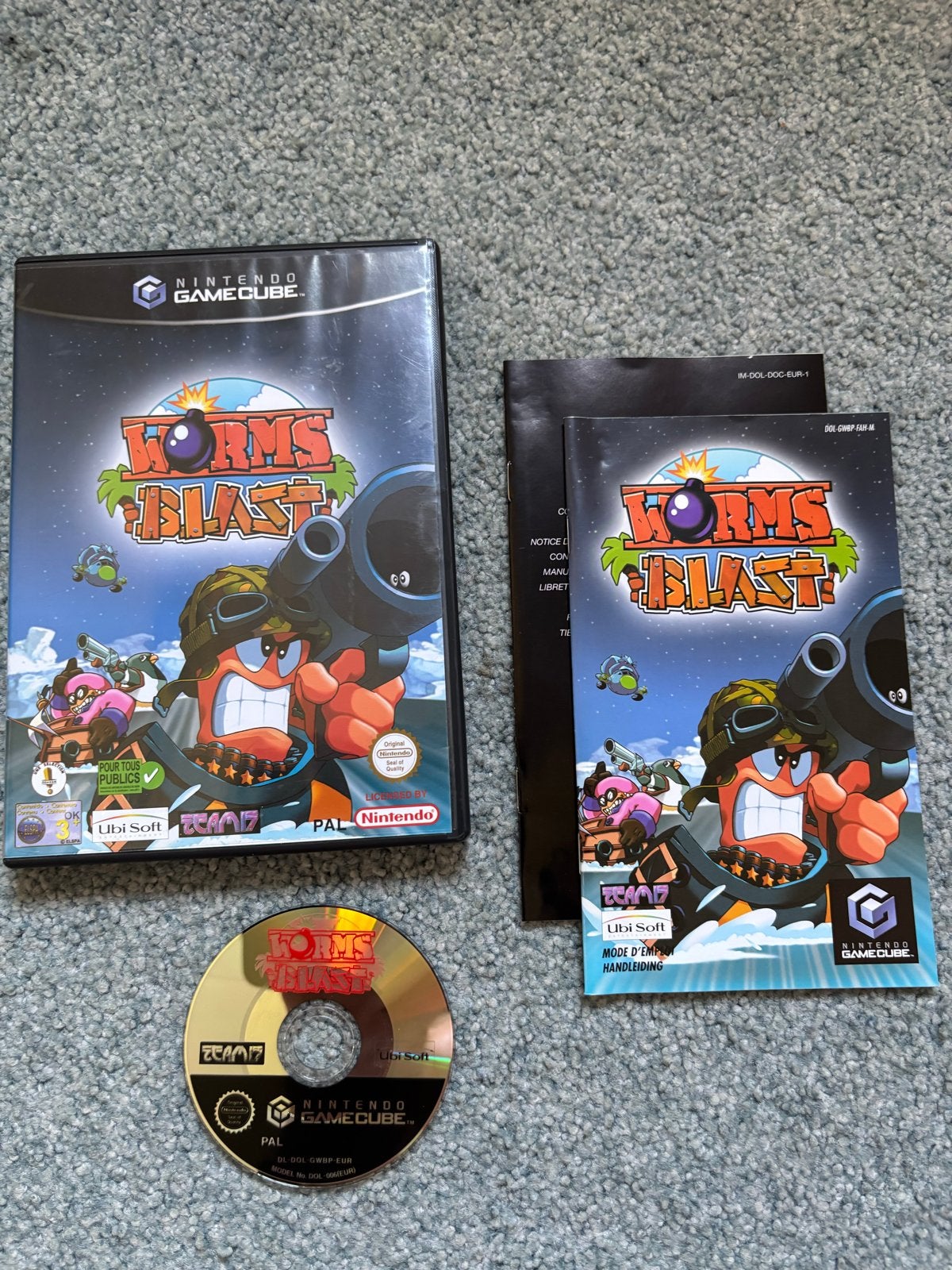 Worms Blast - Nintendo GameCube (Compleet met boekjes), Spelcomputers en Games, Games | Nintendo GameCube, Nintendo, Puzzel en Educatief