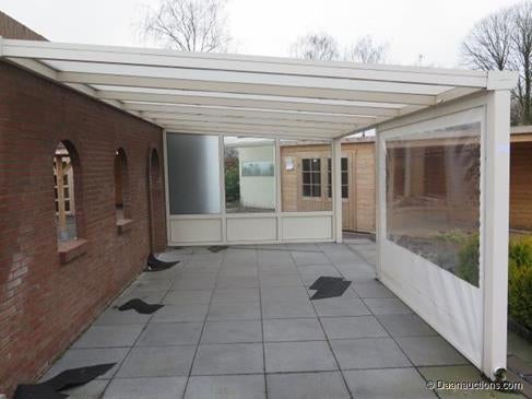 Terrasoverkapping (gedemonteerd), Tuin en Terras, Overkappingen, Ophalen, Zo goed als nieuw, Tuinpaviljoen