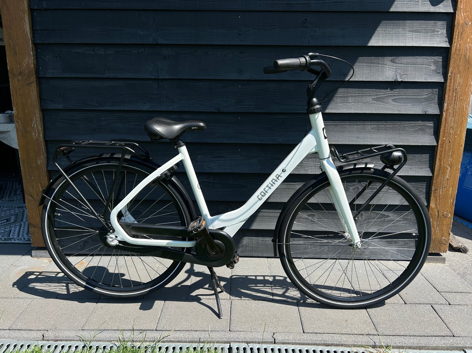 Cortina Common White Pearl Matt 50cm Damesfiets Z.G.A.N., Fietsen en Brommers, Fietsen | Dames | Damesfietsen, Terugtraprem, Versnellingen